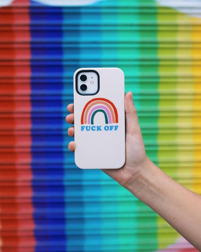 An Ode to 2020 | F*ck Off Rainbow Case iPhone Case get.casely 