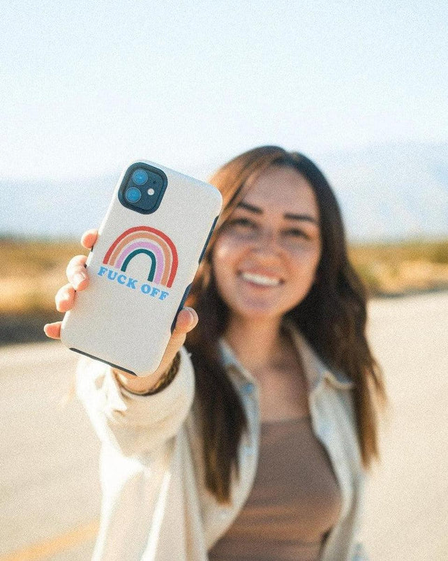 An Ode to 2020 | F*ck Off Rainbow Case iPhone Case get.casely 