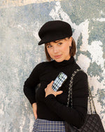 As if! | Light Blue Plaid Case iPhone Case get.casely 