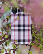 As if! | Light Purple Plaid Case iPhone Case get.casely 