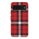 As if! | Red Plaid iPhone Case Phone Case get.casely Essential Google Pixel 8