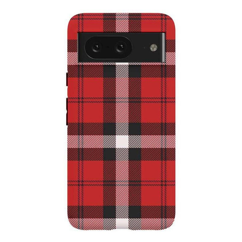 As if! | Red Plaid iPhone Case Phone Case get.casely Essential Google Pixel 8