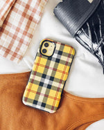 As if! | Yellow Plaid iPhone Case iPhone Case get.casely 