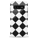 Black Checkerboard | High Contrast Design Case Phone Case Casetry Essential Galaxy S10 Plus