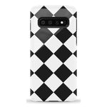 Black Checkerboard | High Contrast Design Case Phone Case Casetry Essential Galaxy S10