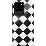 Black Checkerboard | High Contrast Design Case Phone Case Casetry Essential Galaxy S20 Ultra