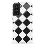 Black Checkerboard | High Contrast Design Case Phone Case Casetry Essential Galaxy S21