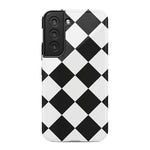 Black Checkerboard | High Contrast Design Case Phone Case Casetry Essential Galaxy S22