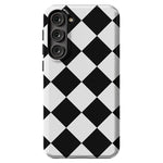 Black Checkerboard | High Contrast Design Case Phone Case Casetry Essential Galaxy S24 Plus