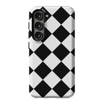 Black Checkerboard | High Contrast Design Case Phone Case Casetry Essential Galaxy S24