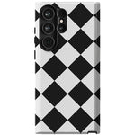 Black Checkerboard | High Contrast Design Case Phone Case Casetry Essential Galaxy S24 Ultra