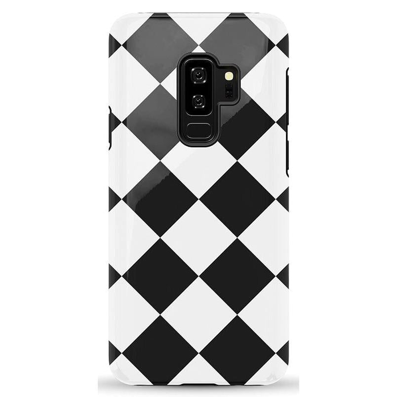 Black Checkerboard | High Contrast Design Case Phone Case Casetry Essential Galaxy S9 Plus