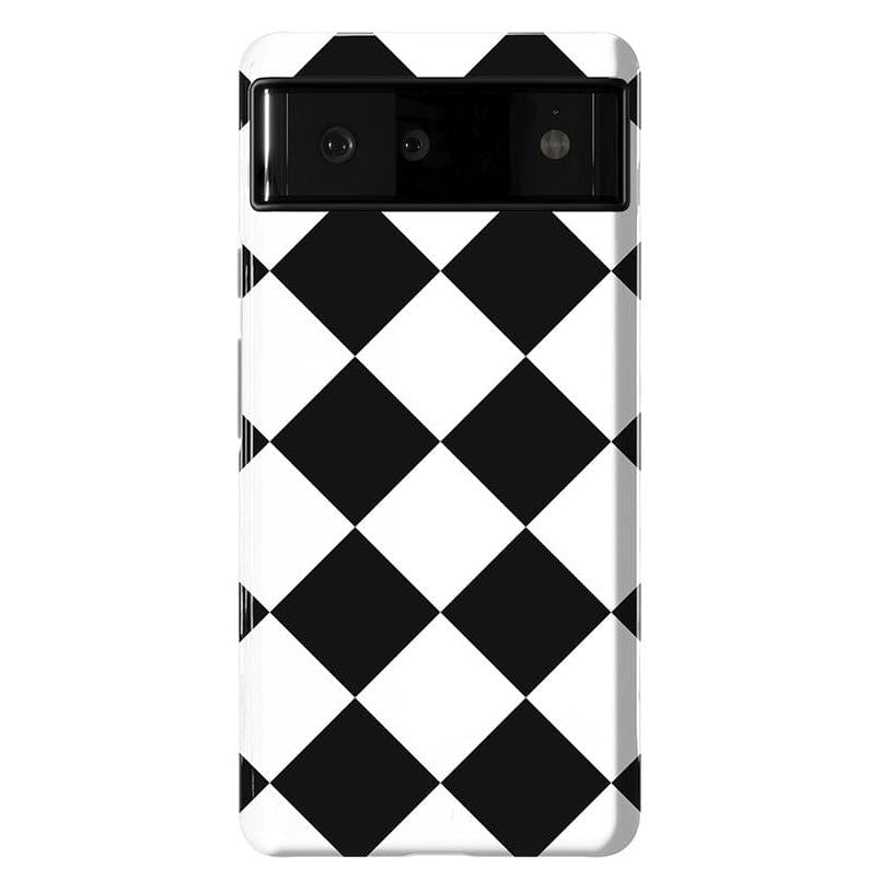 Black Checkerboard | High Contrast Design Case Phone Case Casetry Essential Google Pixel 6