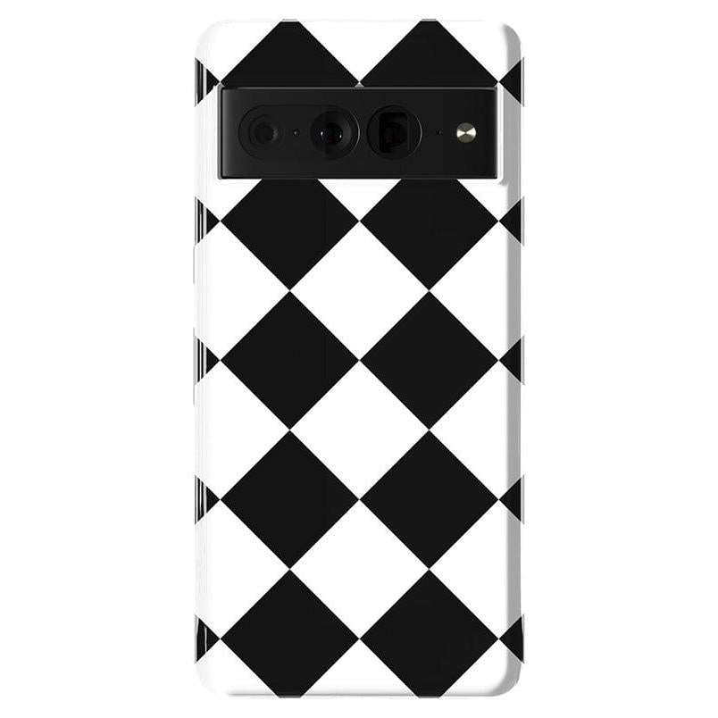 Black Checkerboard | High Contrast Design Case Phone Case Casetry Essential Google Pixel 7 Pro