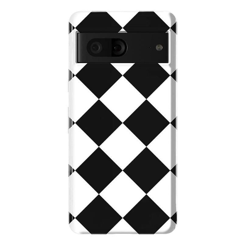 Black Checkerboard | High Contrast Design Case Phone Case Casetry Essential Google Pixel 7
