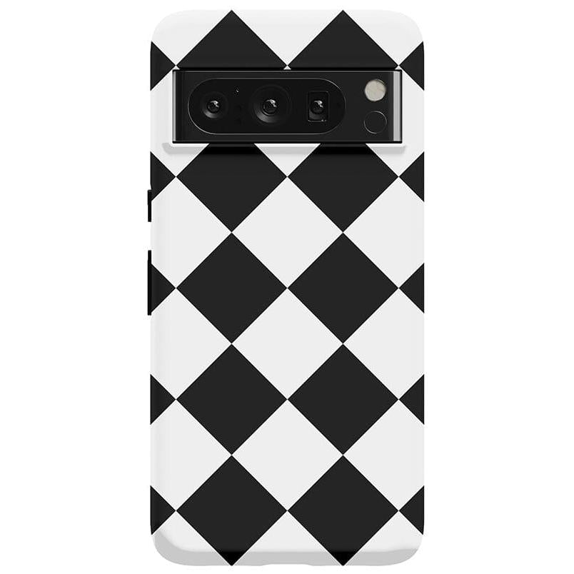 Black Checkerboard | High Contrast Design Case Phone Case Casetry Essential Google Pixel 8 Pro