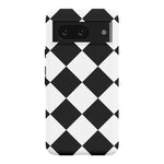 Black Checkerboard | High Contrast Design Case Phone Case Casetry Essential Google Pixel 8