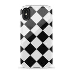 Black Checkerboard | High Contrast Design Case Phone Case Casetry Essential iPhone X / XS 