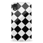 Black Checkerboard | High Contrast Design Case Phone Case Casetry Essential iPhone XR 