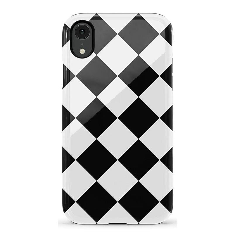 Black Checkerboard | High Contrast Design Case Phone Case Casetry Essential iPhone XR 