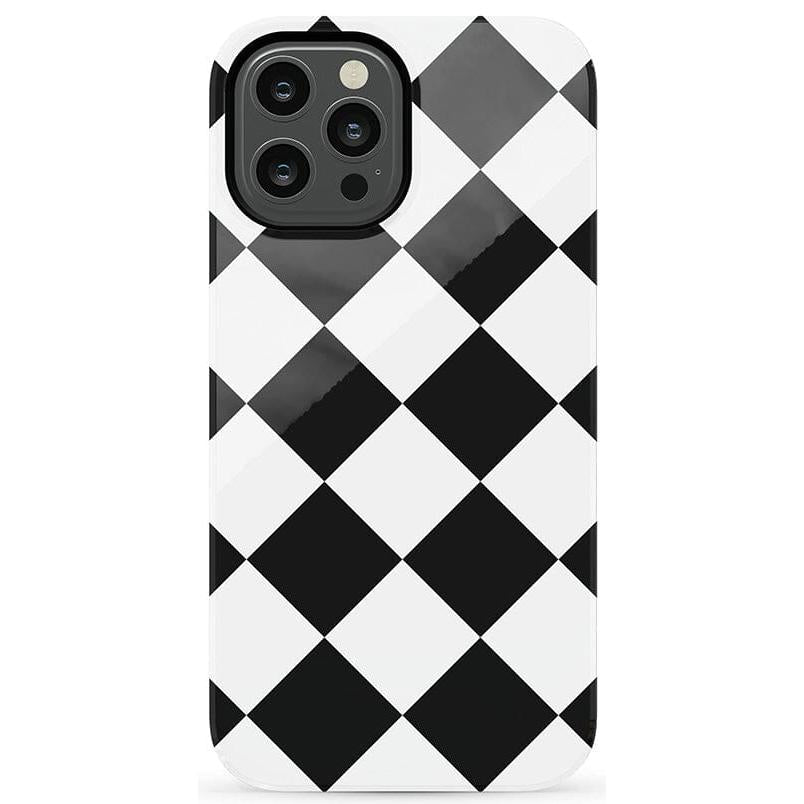 Black Checkerboard | High Contrast Design Case Phone Case Casetry Essential iPhone 12 Pro Max