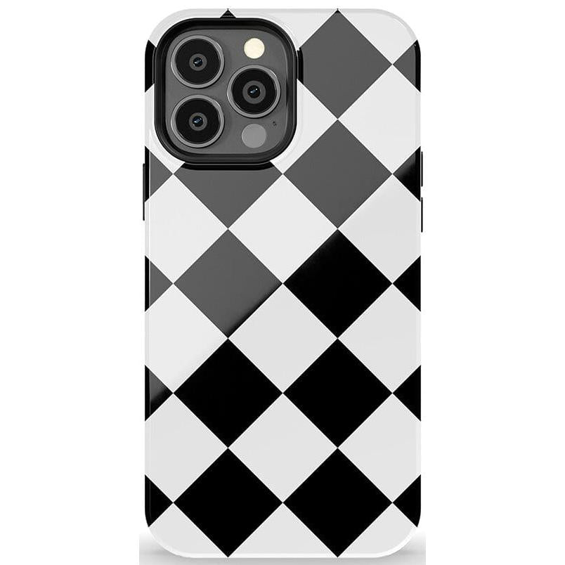Black Checkerboard | High Contrast Design Case Phone Case Casetry Essential + MagSafe® iPhone 13 Pro Max