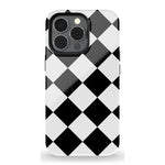 Black Checkerboard | High Contrast Design Case Phone Case Casetry Essential + MagSafe® iPhone 13 Pro