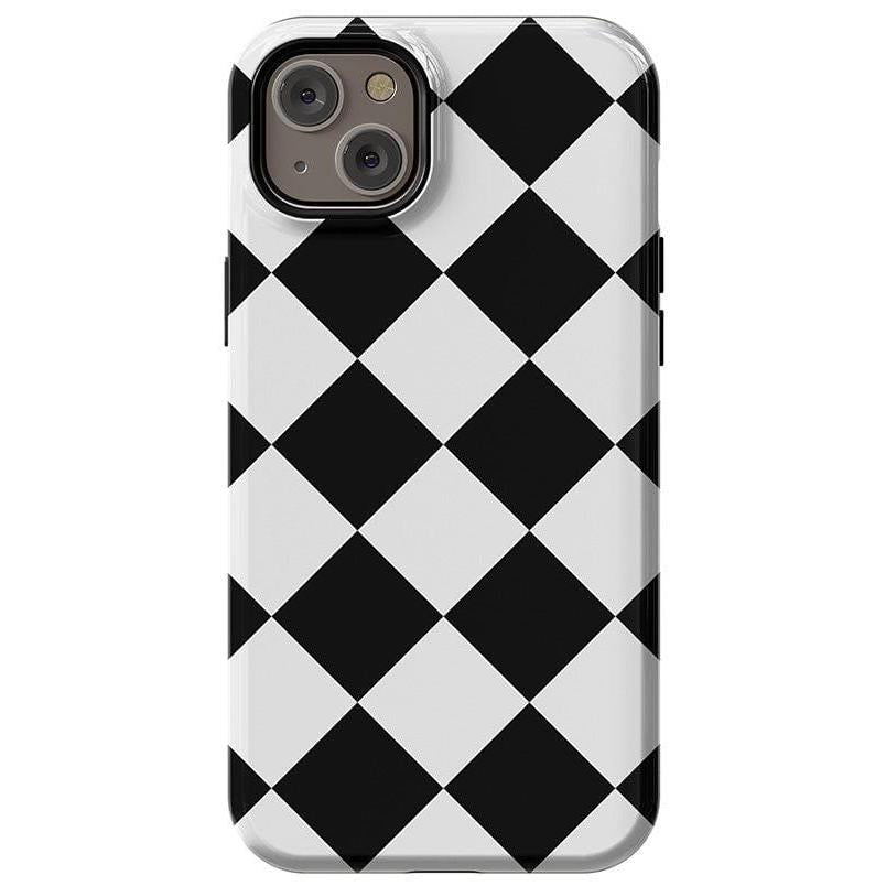 Black Checkerboard | High Contrast Design Case Phone Case Casetry Essential + MagSafe® iPhone 14 Plus
