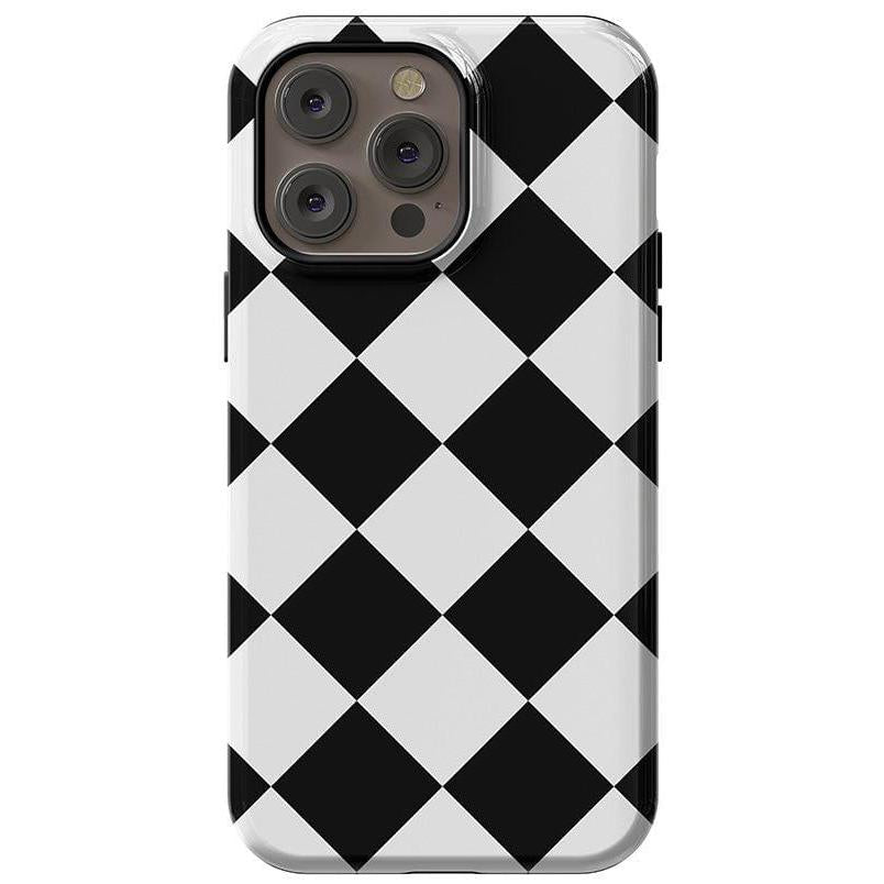 Black Checkerboard | High Contrast Design Case Phone Case Casetry Essential + MagSafe® iPhone 14 Pro Max