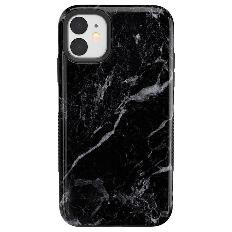 Black Pearl | Classic Black Marble Case iPhone Case get.casely Bold iPhone 11