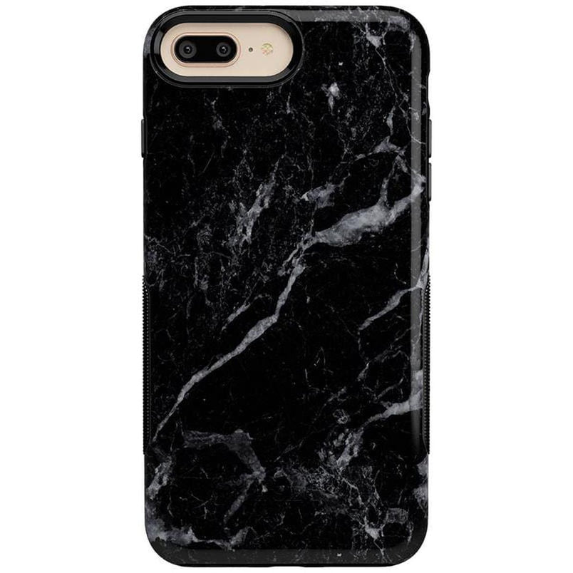 Black Pearl | Classic Black Marble Case iPhone Case get.casely Bold iPhone 6/7/8 Plus