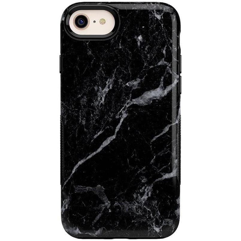 Black Pearl | Classic Black Marble Case iPhone Case get.casely Bold iPhone 6/7/8