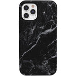 Black Pearl | Classic Black Marble Case iPhone Case get.casely Bold iPhone 12 Pro