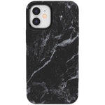 Black Pearl | Classic Black Marble Case iPhone Case get.casely Bold iPhone 12 Mini