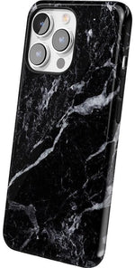 Black Pearl | Classic Black Marble Case iPhone Case get.casely 