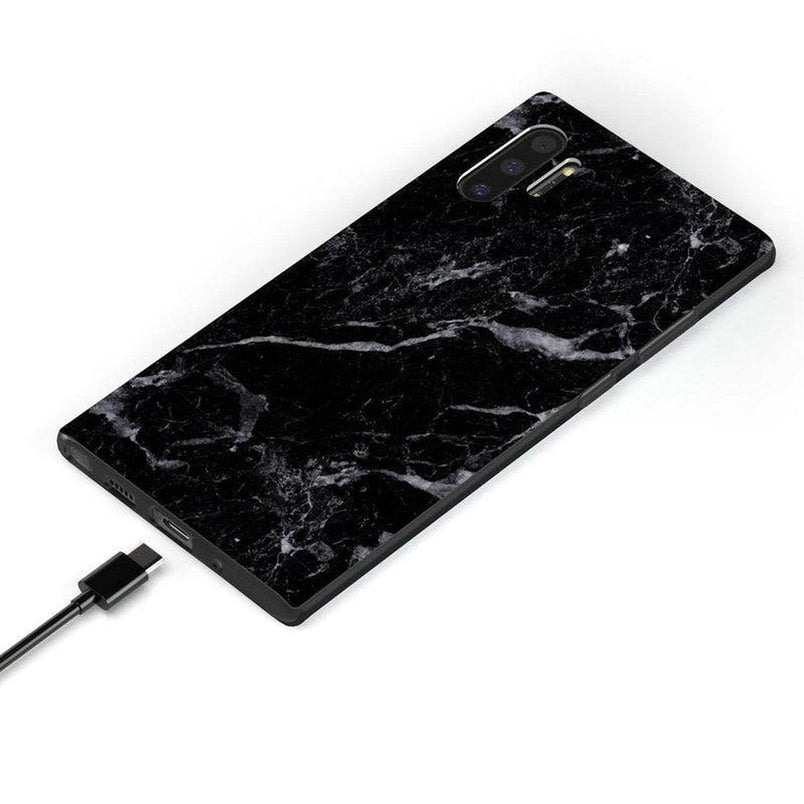 Black Pearl | Classic Black Marble Samsung Case Samsung Case get.casely 