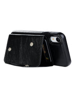 Black Vegan Leather | Wallet Case iPhone Case get.casely 