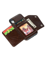 Brown Vegan Leather | Wallet Case iPhone Case get.casely 