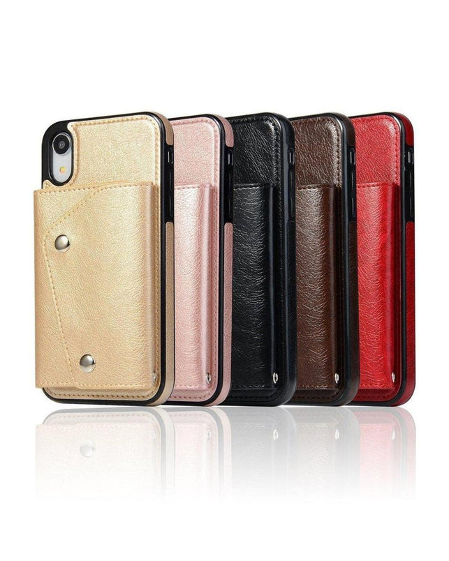 Brown Vegan Leather | Wallet Case iPhone Case get.casely 