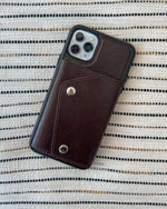 Brown Vegan Leather | Wallet Case iPhone Case get.casely 