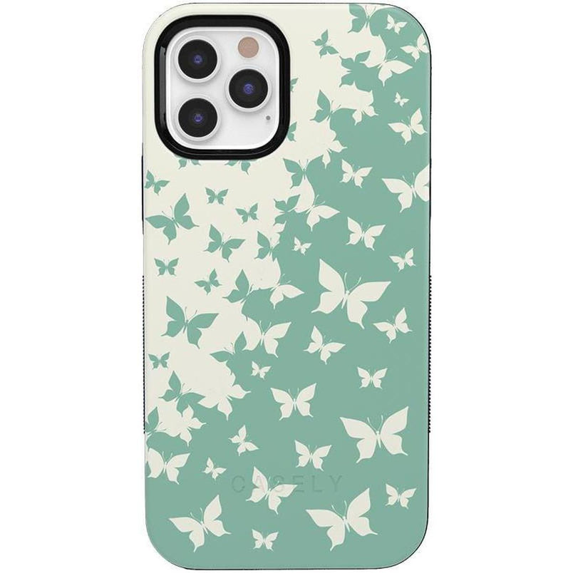 Butterfly Effect | Sage Colorblock Case iPhone Case get.casely Bold + MagSafe® iPhone 12 Pro Max 