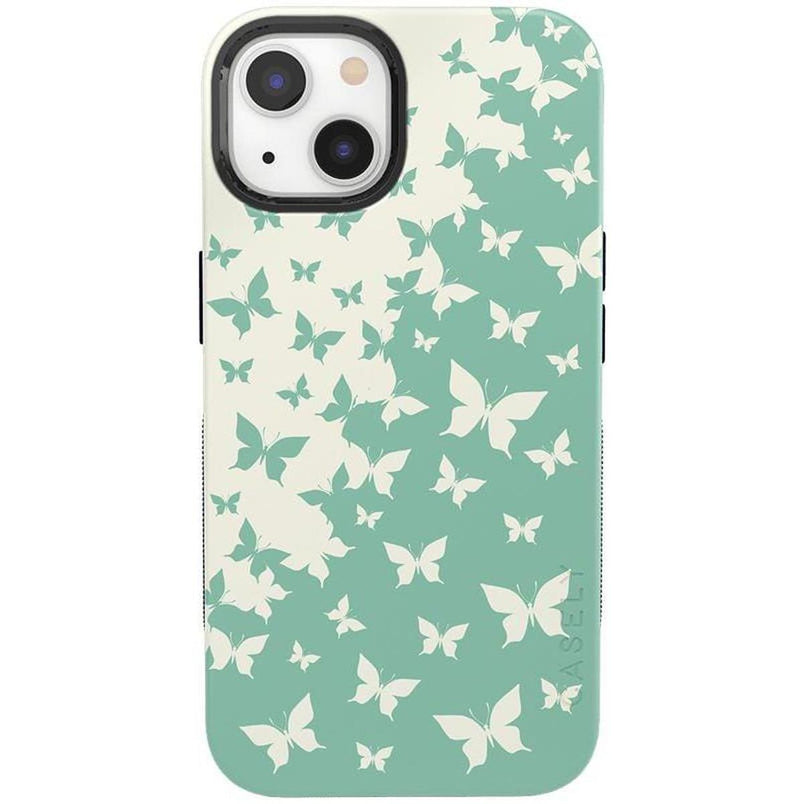 Butterfly Effect | Sage Colorblock Case iPhone Case get.casely Bold + MagSafe® iPhone 13 
