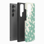 Butterfly Effect | Sage Colorblock Samsung Case Samsung Case Casetry Galaxy S23 Ultra