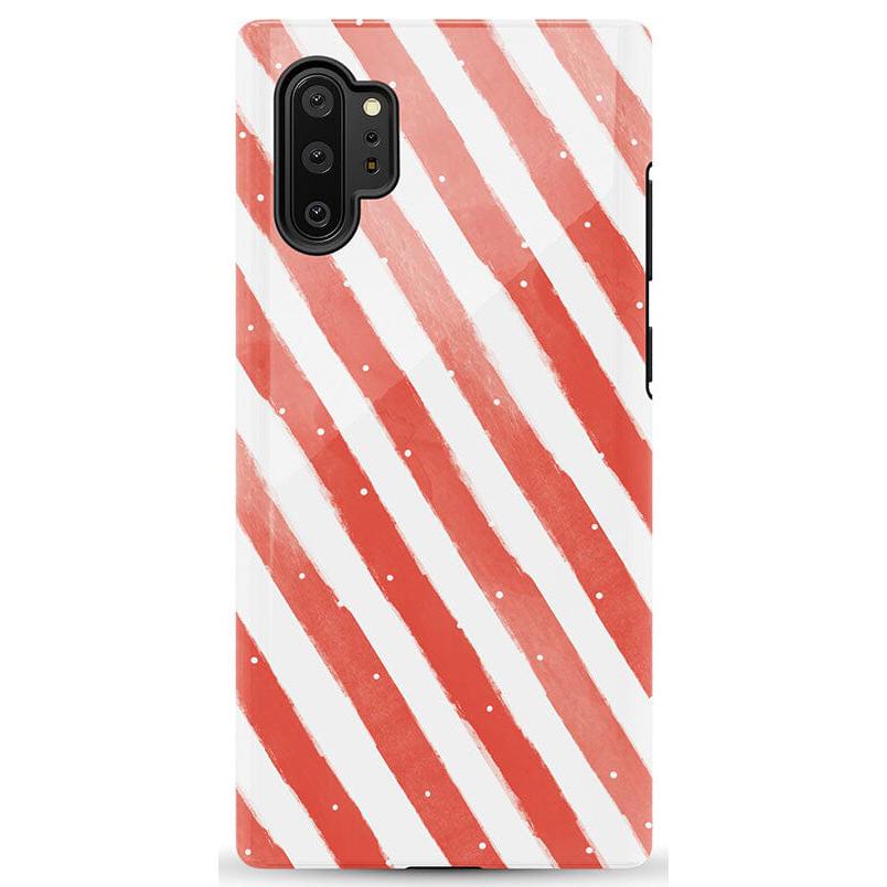 Candy Cane Lane | Peppermint Stripes Case Phone Case Casetry Essential Galaxy Note 10 Plus