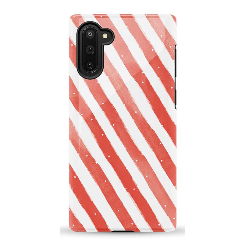 Candy Cane Lane | Peppermint Stripes Case Phone Case Casetry Essential Galaxy Note 10