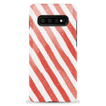 Candy Cane Lane | Peppermint Stripes Case Phone Case Casetry Essential Galaxy S10 Plus