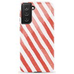 Candy Cane Lane | Peppermint Stripes Case Phone Case Casetry Essential Galaxy S22