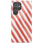 Candy Cane Lane | Peppermint Stripes Case Phone Case Casetry Essential Galaxy S22 Plus