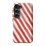 Candy Cane Lane | Peppermint Stripes Case Phone Case Casetry Essential Galaxy S23