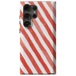 Candy Cane Lane | Peppermint Stripes Case Phone Case Casetry Essential Galaxy S23 Ultra